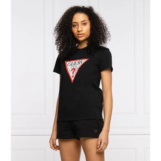 GUESS T-shirt | Regular Fit ze sklepu Gomez Fashion Store w kategorii Bluzki damskie - zdjęcie 163955425