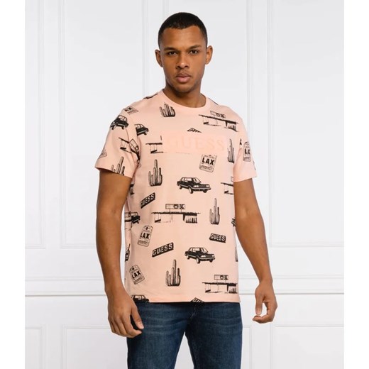 GUESS T-shirt | Regular Fit ze sklepu Gomez Fashion Store w kategorii T-shirty męskie - zdjęcie 163955767