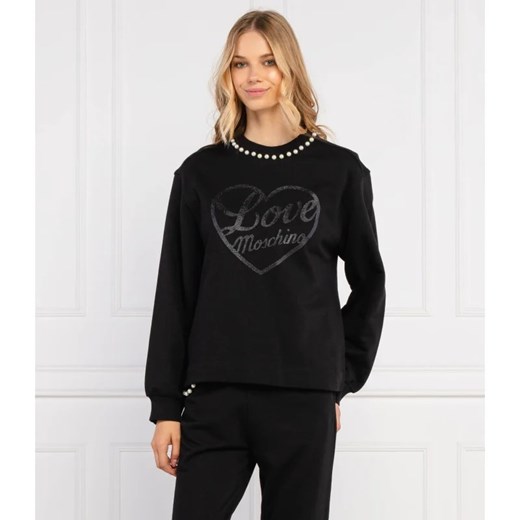 Love Moschino Bluza | Regular Fit ze sklepu Gomez Fashion Store w kategorii Bluzy damskie - zdjęcie 163955789