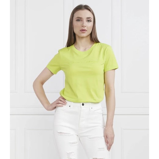 Armani Exchange T-shirt | Regular Fit ze sklepu Gomez Fashion Store w kategorii Bluzki damskie - zdjęcie 163956135
