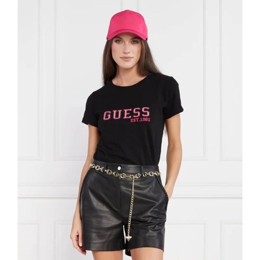 GUESS T-shirt SS CN COLLEGE TEE | Regular Fit Guess S Gomez Fashion Store promocja
