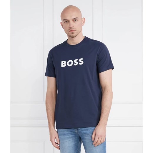 T-shirt męski BOSS HUGO z napisem 
