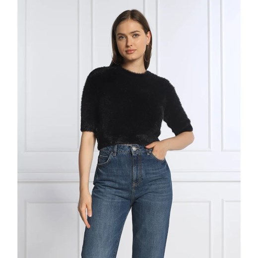 Pinko Sweter Commando | Cropped Fit Pinko XS wyprzedaż Gomez Fashion Store