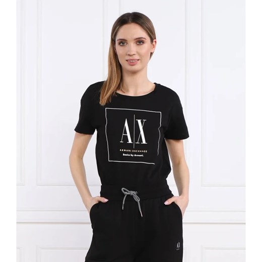 Armani Exchange T-shirt | Regular Fit ze sklepu Gomez Fashion Store w kategorii Bluzki damskie - zdjęcie 163956879