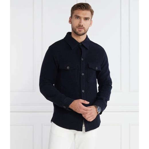 Oscar Jacobson Koszula Maverick Jacket | Regular Fit | z dodatkiem wełny Oscar Jacobson S okazja Gomez Fashion Store