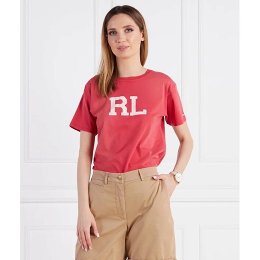 POLO RALPH LAUREN T-shirt | Regular Fit ze sklepu Gomez Fashion Store w kategorii Bluzki damskie - zdjęcie 163957046