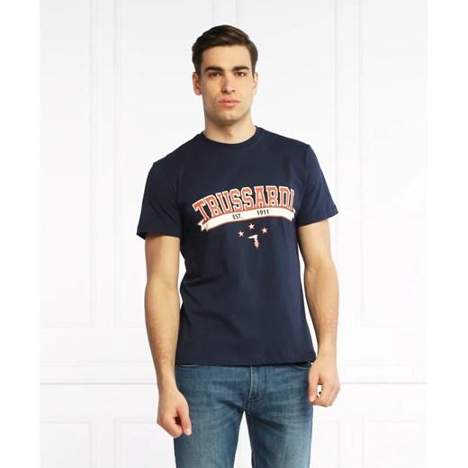 Trussardi T-shirt | Regular Fit ze sklepu Gomez Fashion Store w kategorii T-shirty męskie - zdjęcie 163957169