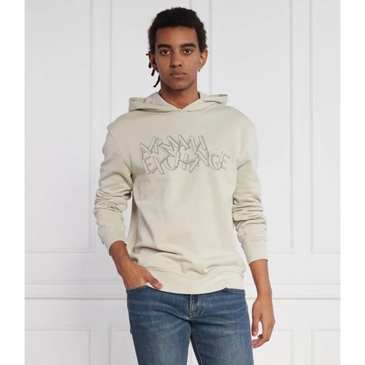 Bluza męska Armani Exchange z napisem bawełniana 