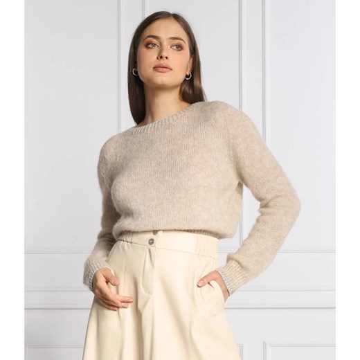Liu Jo Sweter | Regular Fit | z dodatkiem wełny Liu Jo S Gomez Fashion Store promocja