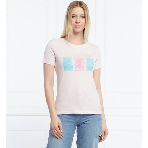 GUESS T-shirt ALISSIA | Regular Fit ze sklepu Gomez Fashion Store w kategorii Bluzki damskie - zdjęcie 163957685