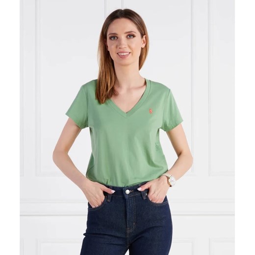 Zielona bluzka damska Polo Ralph Lauren 