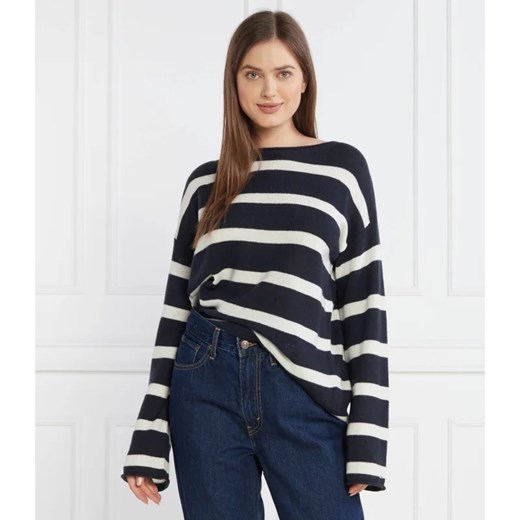Tommy Hilfiger Wełniany sweter BOAT-NK | Relaxed fit Tommy Hilfiger XS Gomez Fashion Store
