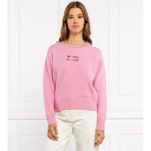 Pinko Sweter MOSCATO | Regular Fit | z dodatkiem wełny Pinko S Gomez Fashion Store okazja