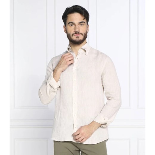 Oscar Jacobson Lniana koszula Harry 3 | Slim Fit ze sklepu Gomez Fashion Store w kategorii Koszule męskie - zdjęcie 163958046
