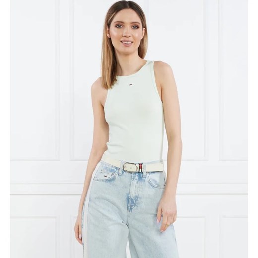 Bluzka damska Tommy Jeans z elastanu