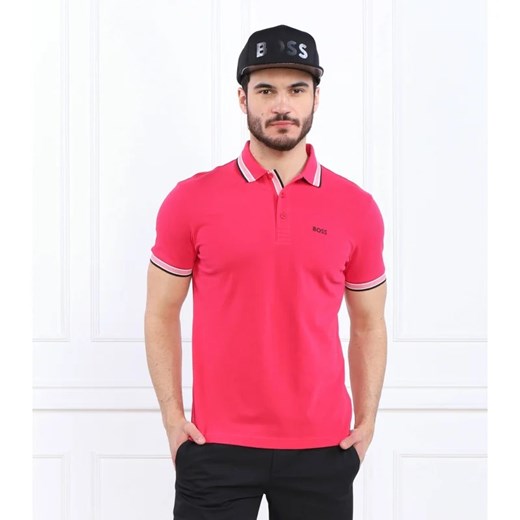 BOSS HUGO t-shirt męski różowy z krótkim rękawem
