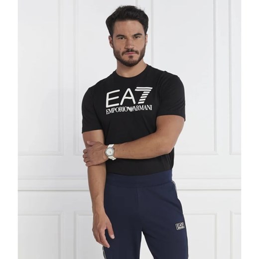 EA7 T-shirt | Regular Fit M okazyjna cena Gomez Fashion Store