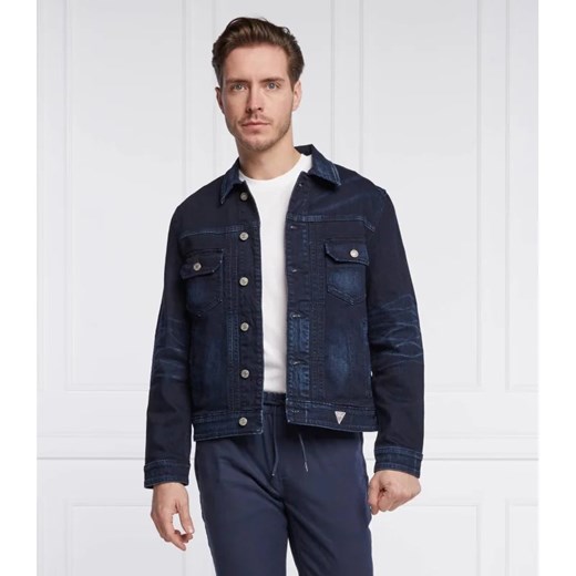 GUESS Kurtka jeansowa LEWIS | Regular Fit ze sklepu Gomez Fashion Store w kategorii Kurtki męskie - zdjęcie 163958417
