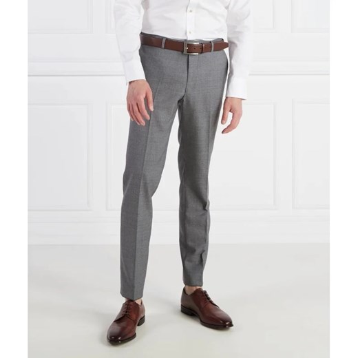 Oscar Jacobson Wełniane spodnie Denz | Regular Fit ze sklepu Gomez Fashion Store w kategorii Spodnie męskie - zdjęcie 163958527