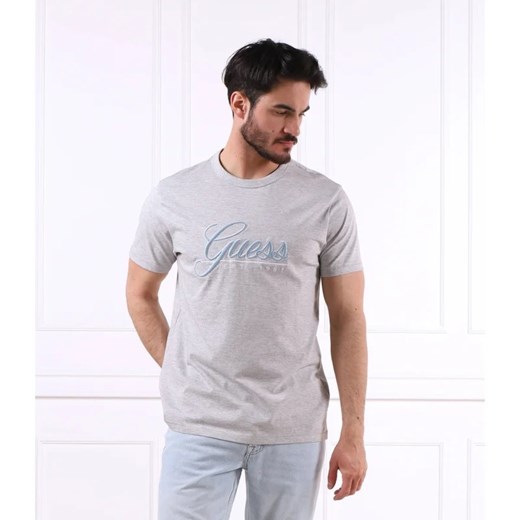 GUESS T-shirt SS CN GUESS 3D EMBRO | Regular Fit Guess L Gomez Fashion Store okazja