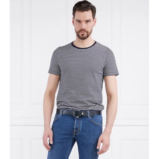 Oscar Jacobson T-shirt Kyran Striped | Regular Fit Oscar Jacobson M okazja Gomez Fashion Store