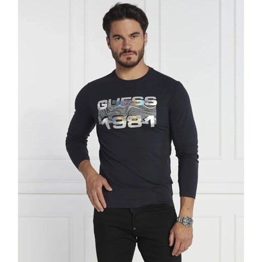 GUESS Longsleeve | Slim Fit ze sklepu Gomez Fashion Store w kategorii T-shirty męskie - zdjęcie 163958687
