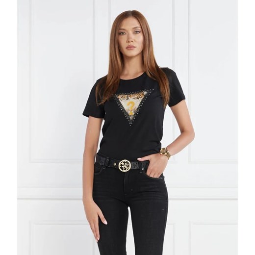 GUESS T-shirt SS CN ANIMAL TRIANGLE TEE | Regular Fit Guess XS Gomez Fashion Store