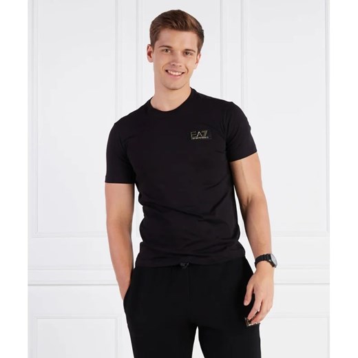 EA7 T-shirt | Regular Fit ze sklepu Gomez Fashion Store w kategorii T-shirty męskie - zdjęcie 163959545