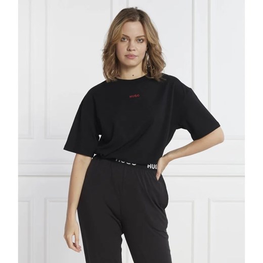 Hugo Bodywear T-shirt SHUFFLE | Oversize fit ze sklepu Gomez Fashion Store w kategorii Bluzki damskie - zdjęcie 163959556