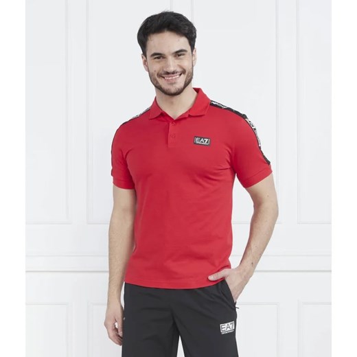 EA7 Polo | Regular Fit ze sklepu Gomez Fashion Store w kategorii T-shirty męskie - zdjęcie 163959638