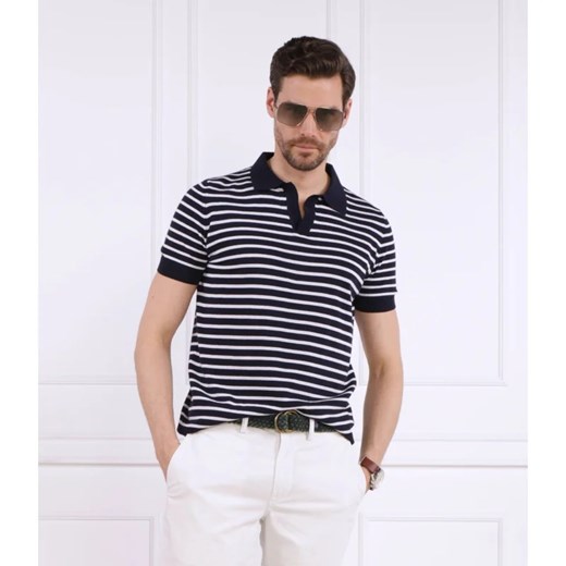 Oscar Jacobson Polo Davon Stripe | Regular Fit Oscar Jacobson XL okazja Gomez Fashion Store