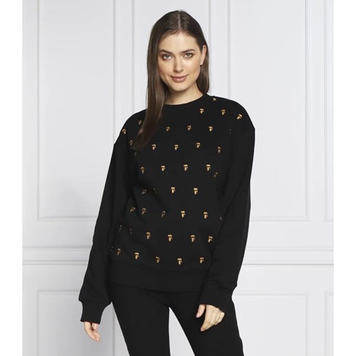 Karl Lagerfeld Bluza Aop Ikonik Embroidered | Regular Fit Karl Lagerfeld L promocyjna cena Gomez Fashion Store