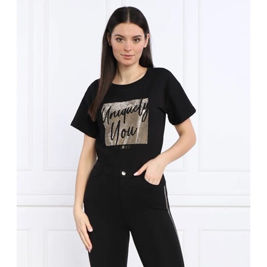 Liu Jo T-shirt | Regular Fit ze sklepu Gomez Fashion Store w kategorii Bluzki damskie - zdjęcie 163960048