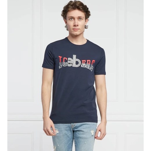 Iceberg T-shirt | Regular Fit Iceberg L promocja Gomez Fashion Store