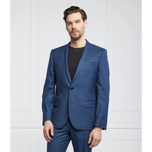 HUGO Wełniana marynarka Henry212 | Slim Fit 52 wyprzedaż Gomez Fashion Store