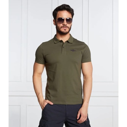 Aeronautica Militare Polo | Slim Fit ze sklepu Gomez Fashion Store w kategorii T-shirty męskie - zdjęcie 163960375