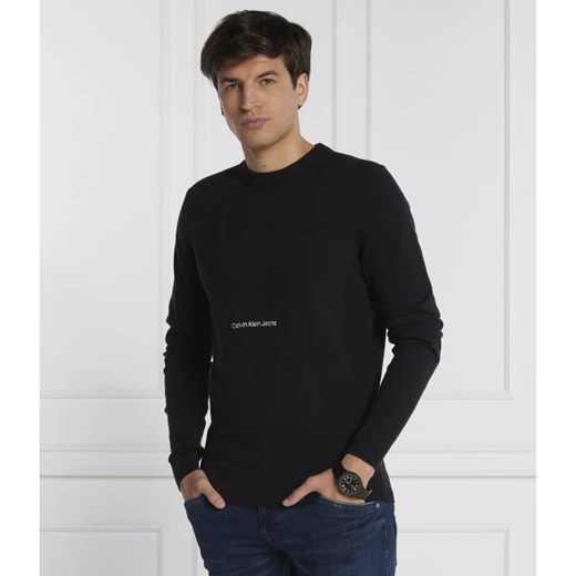 CALVIN KLEIN JEANS Sweter | Regular Fit ze sklepu Gomez Fashion Store w kategorii Swetry męskie - zdjęcie 163960398