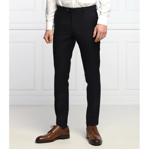 Oscar Jacobson Wełniane spodnie Denz | Slim Fit Oscar Jacobson 52 Gomez Fashion Store okazja