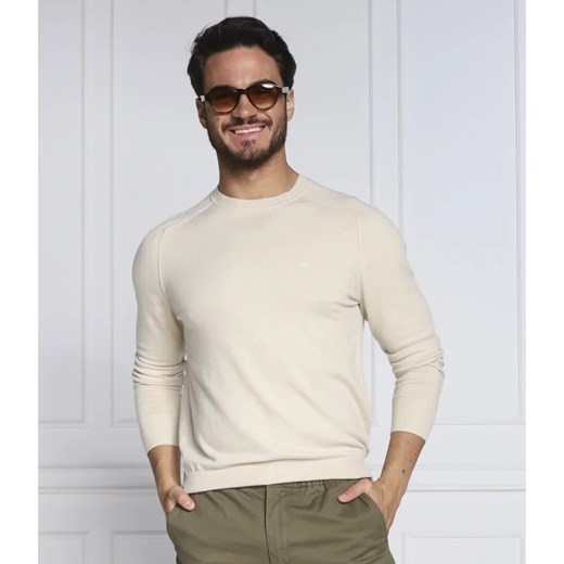 Calvin Klein Sweter | Slim Fit | z dodatkiem kaszmiru Calvin Klein S promocja Gomez Fashion Store