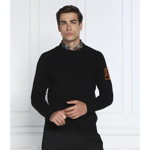 BOSS ORANGE Sweter Kimede | Regular Fit | z dodatkiem wełny M wyprzedaż Gomez Fashion Store