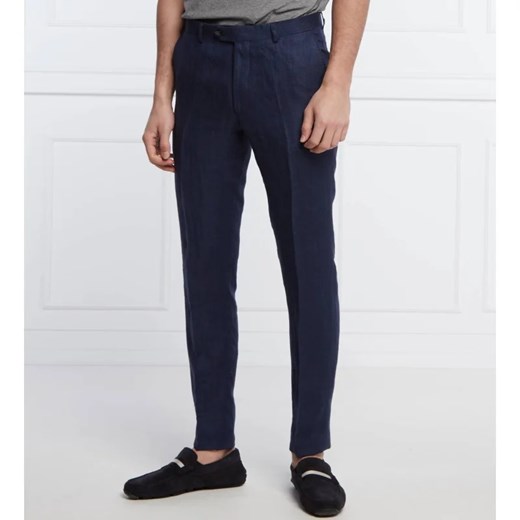Oscar Jacobson Lniane spodnie Denz | Regular Fit ze sklepu Gomez Fashion Store w kategorii Spodnie męskie - zdjęcie 163961407