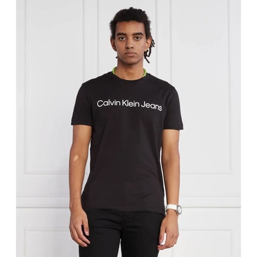 CALVIN KLEIN JEANS T-shirt | Slim Fit ze sklepu Gomez Fashion Store w kategorii T-shirty męskie - zdjęcie 163961528