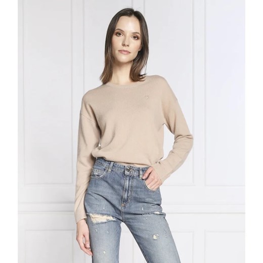 Pinko Kaszmirowy sweter Frisbi | Regular Fit Pinko S promocyjna cena Gomez Fashion Store