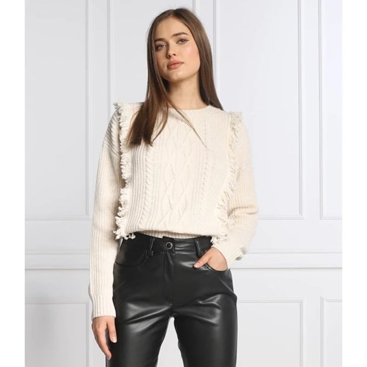 Marella SPORT Sweter ADAGIO | Regular Fit | z dodatkiem wełny i kaszmiru XL Gomez Fashion Store