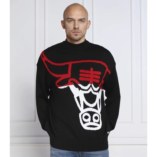 BOSS ORANGE Sweter Knit_ChicagoBulls | Regular Fit | z dodatkiem wełny XXL Gomez Fashion Store