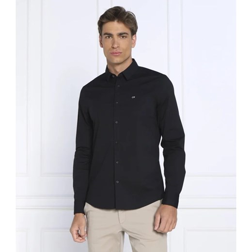 Calvin Klein Koszula POPLIN | Slim Fit ze sklepu Gomez Fashion Store w kategorii Koszule męskie - zdjęcie 163961865
