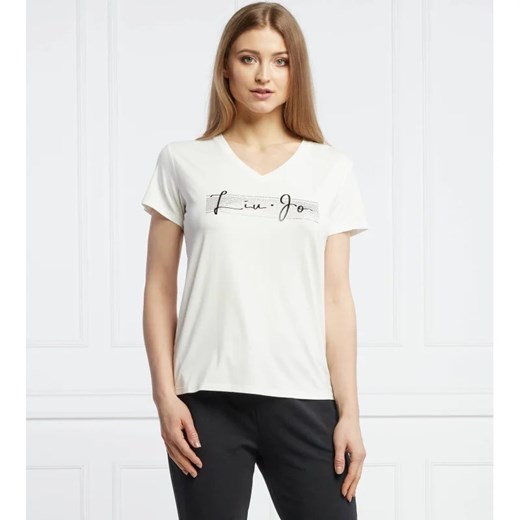 Liu Jo Sport T-shirt T-SHIRT | Regular Fit L okazja Gomez Fashion Store