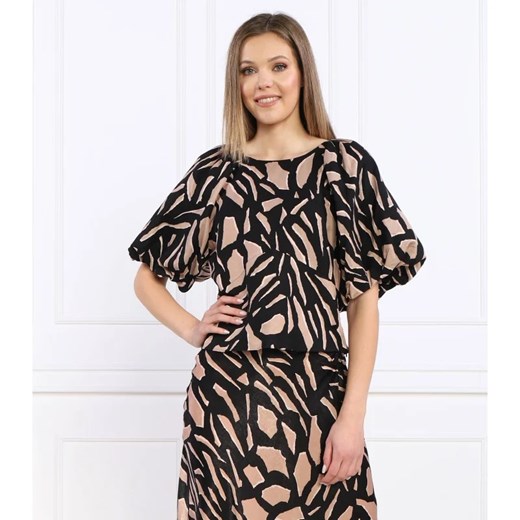 DKNY Lniana bluzka | Cropped Fit S okazja Gomez Fashion Store