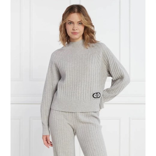 TWINSET Wełniany sweter | Regular Fit | z dodatkiem kaszmiru ze sklepu Gomez Fashion Store w kategorii Swetry damskie - zdjęcie 163962576