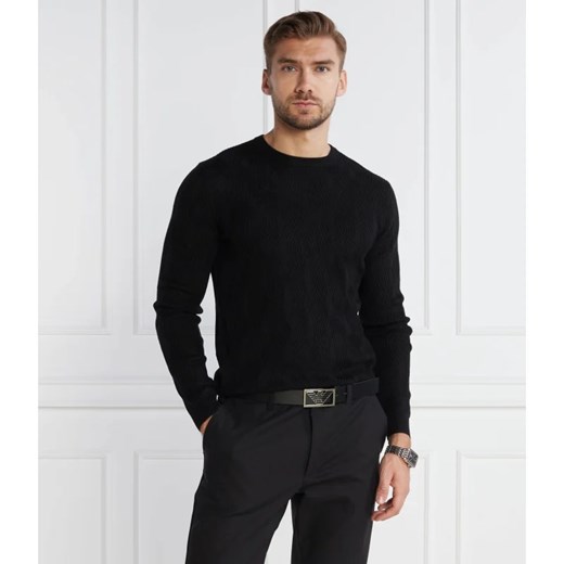 Emporio Armani Sweter | Regular Fit | z dodatkiem wełny ze sklepu Gomez Fashion Store w kategorii Swetry męskie - zdjęcie 163962746